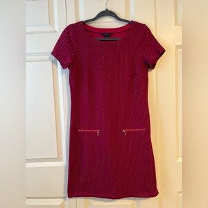 Tommy Hilfiger slip on dress with front pockets.